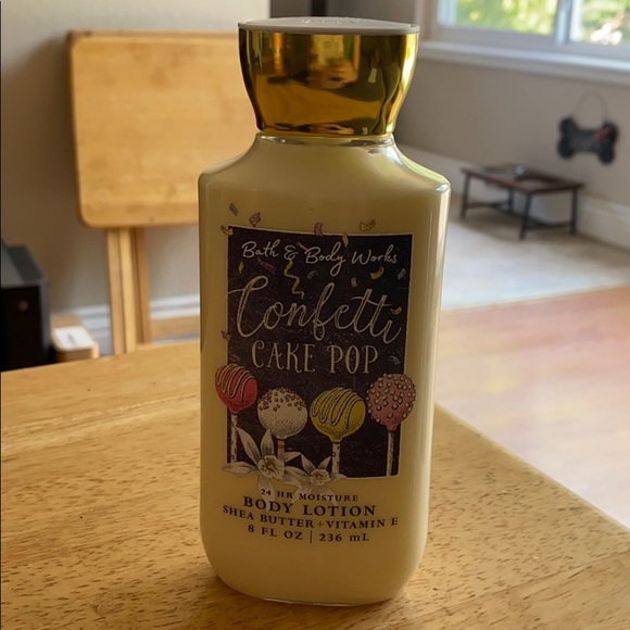 Confetti cake pop lotion